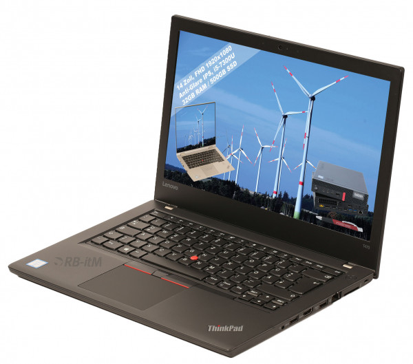 Lenovo ThinkPad T470 i5-7300U - FHD (1920x1080) 500GB/32GB