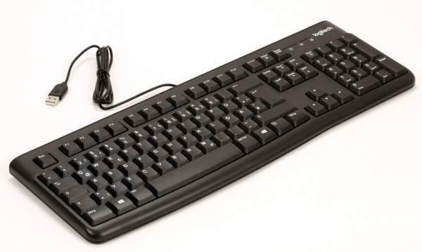 (Neuware) Logitech K120 Tastatur schwarz mit Kabelanschluss USB