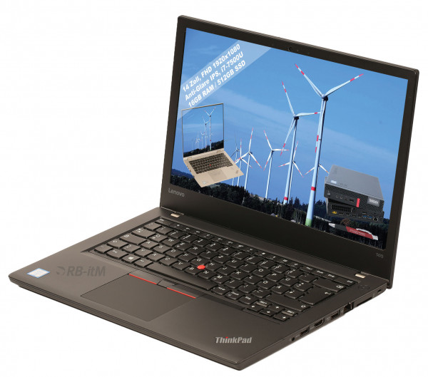 Lenovo ThinkPad T470 i7-7500U - FHD (1920x1080)